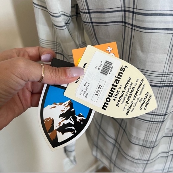 NWT Kuhl Plaid Button Down Shirt - Picture 10 of 10